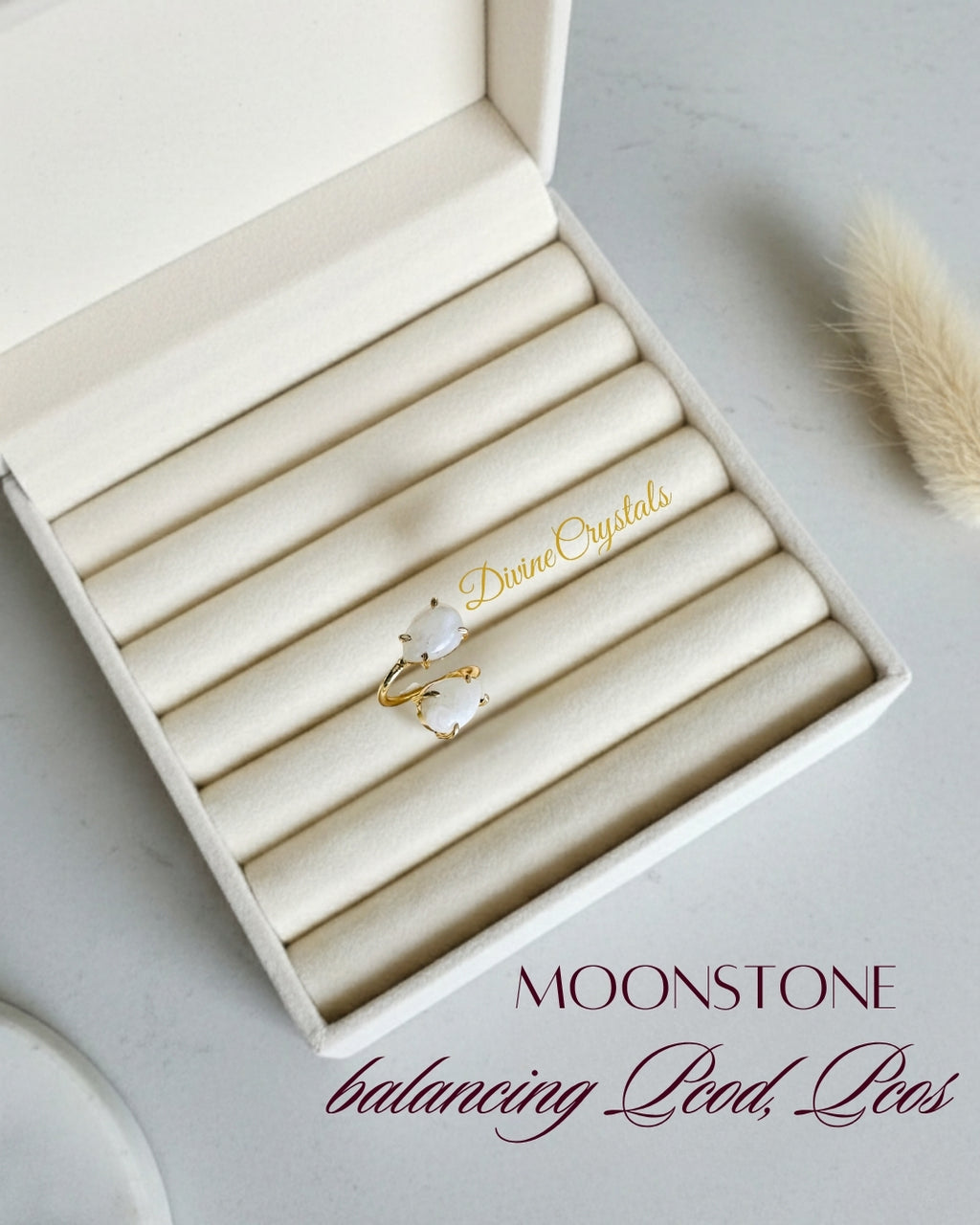 Double Stone Crystal Rings