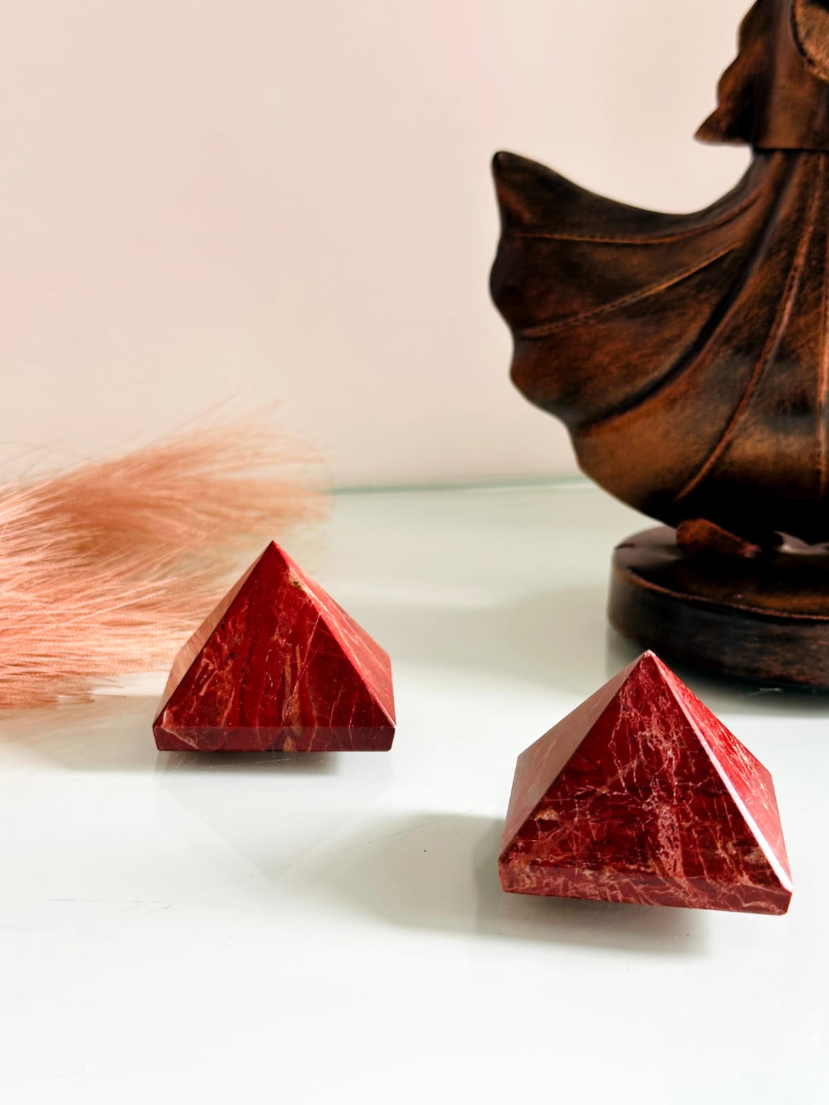 Red Jasper Pyramid