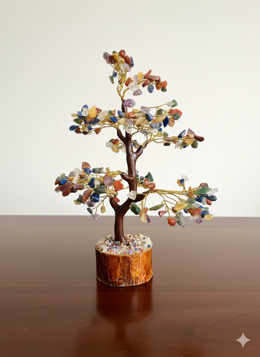Seven Chakra Crystal Tree