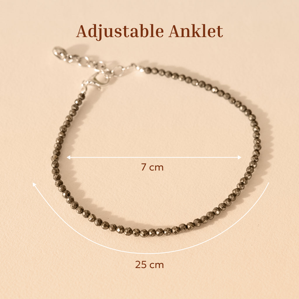 Pyrite Anklet