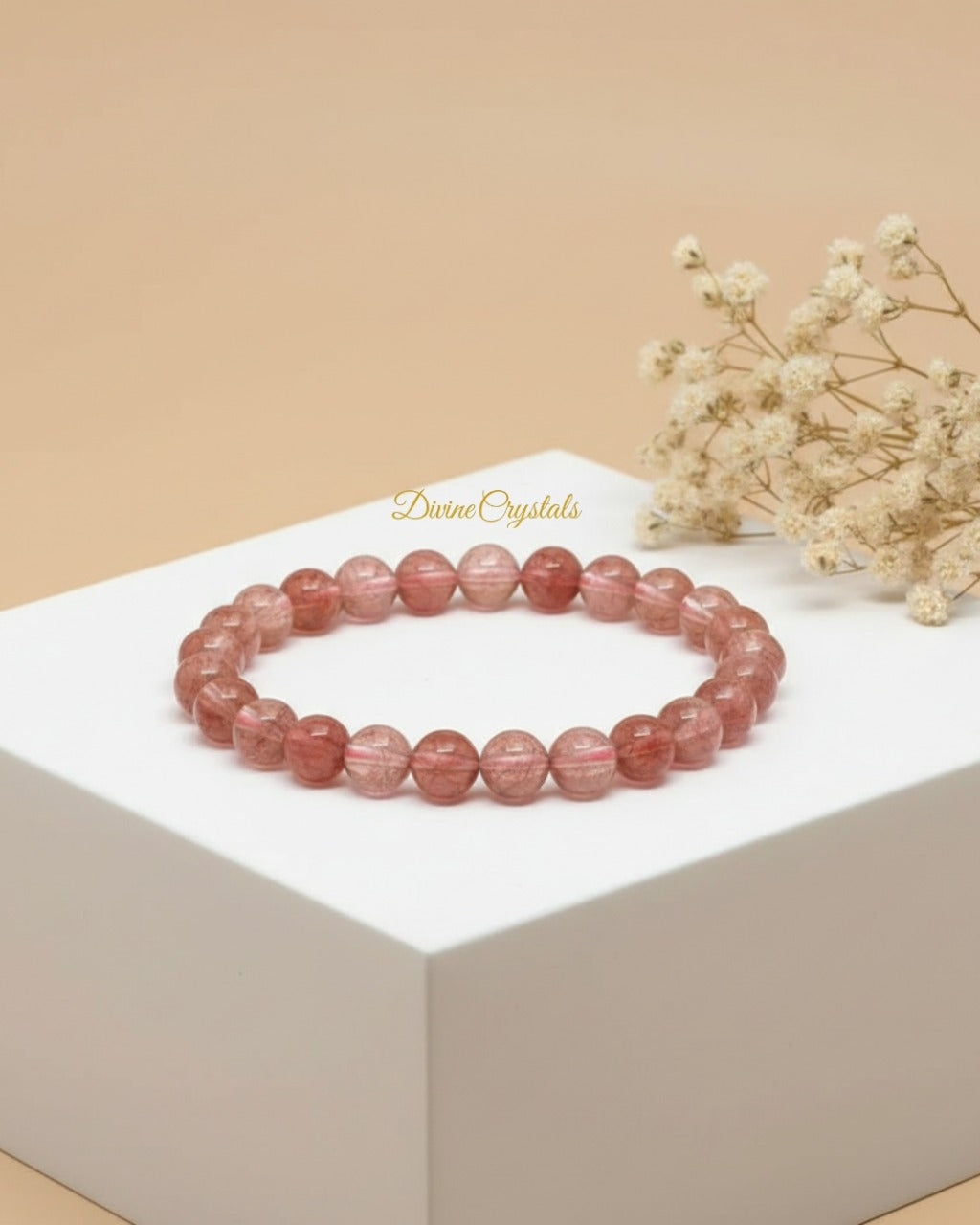 Strawberry Quartz Bracelet