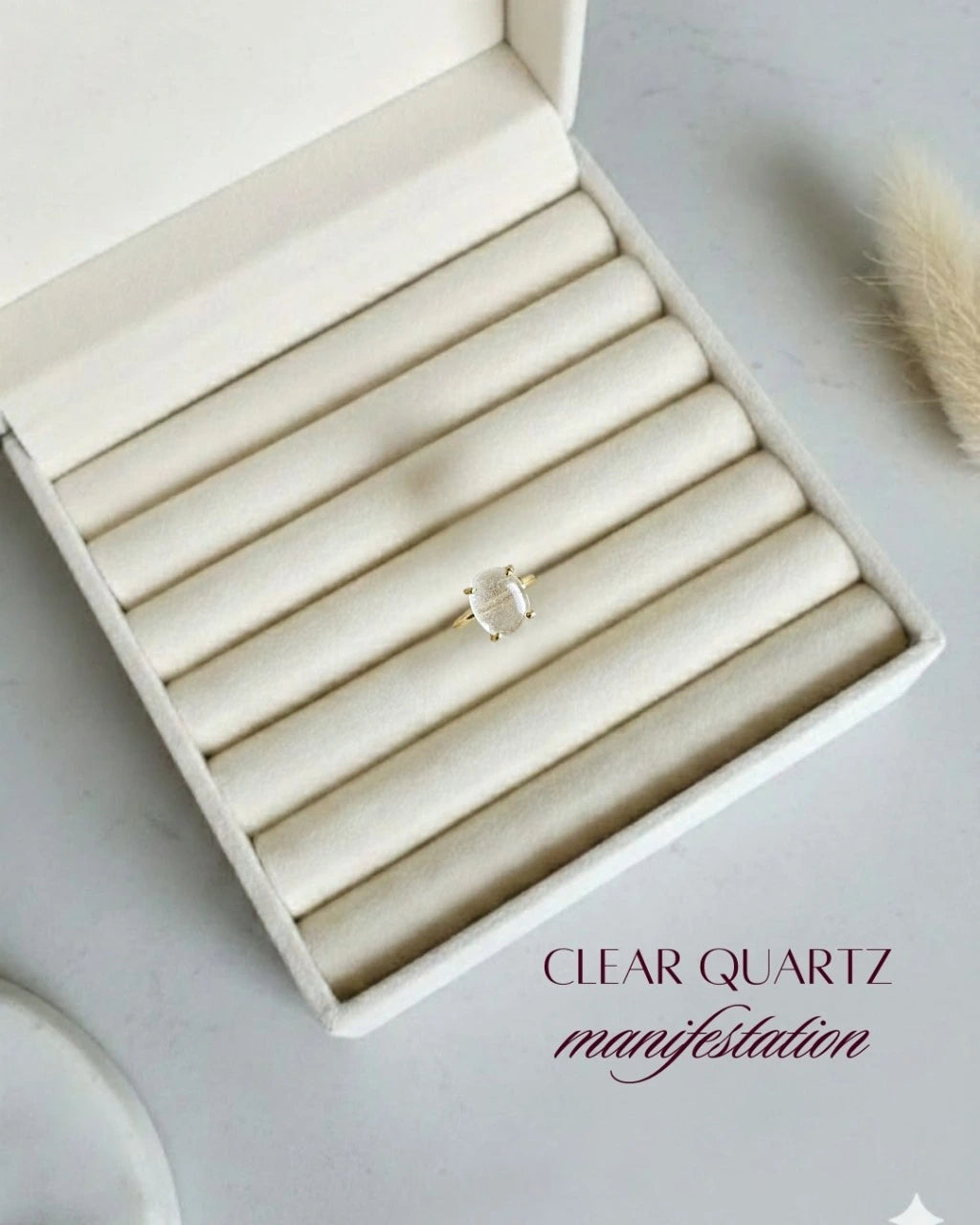 Oval Crystal Rings
