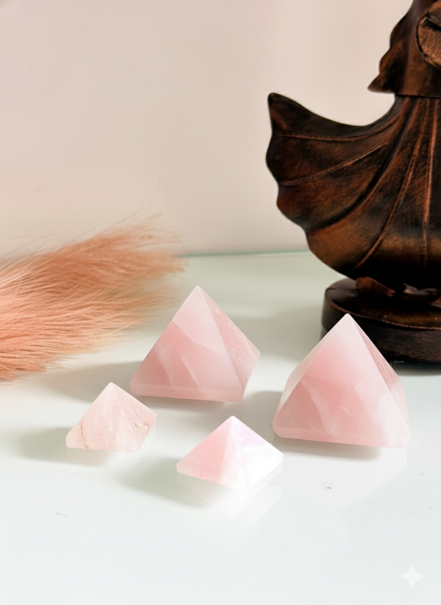 Rose Quartz Pyramid