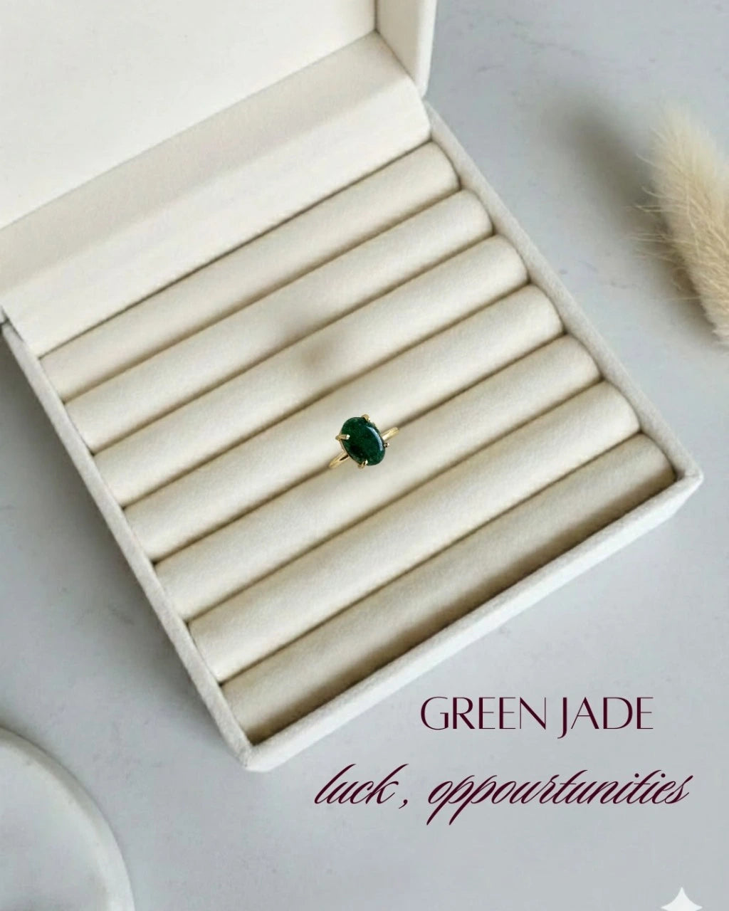 Oval Crystal Rings
