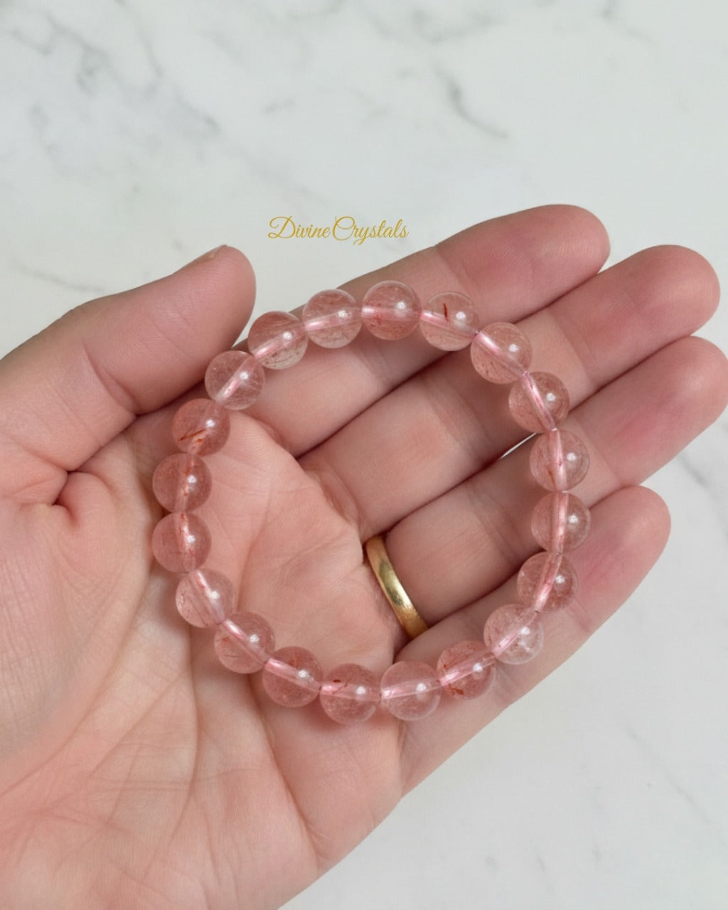 Strawberry Quartz Bracelet