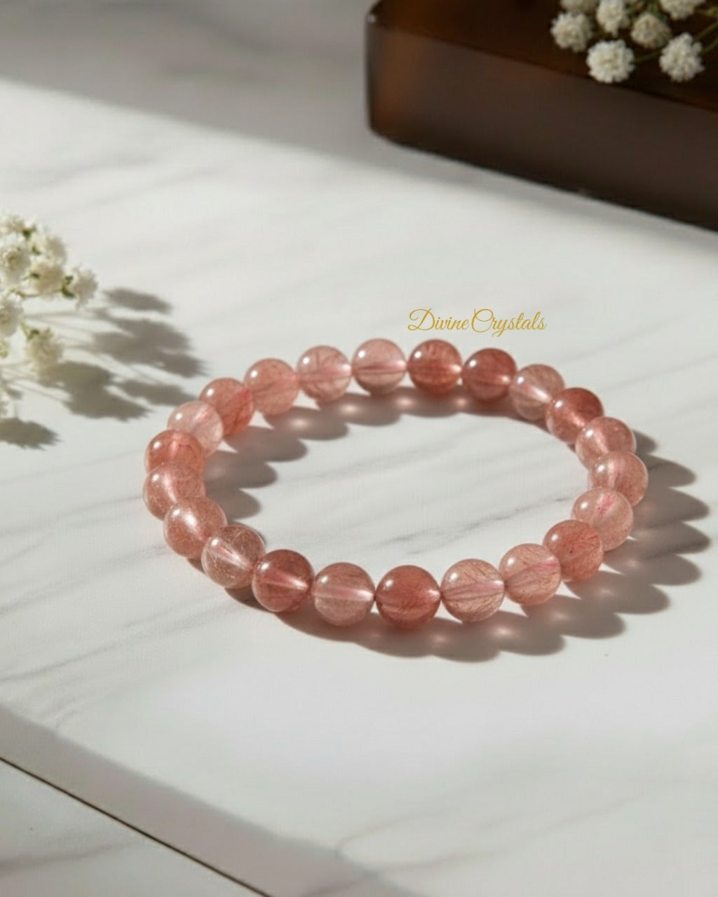 Strawberry Quartz Bracelet