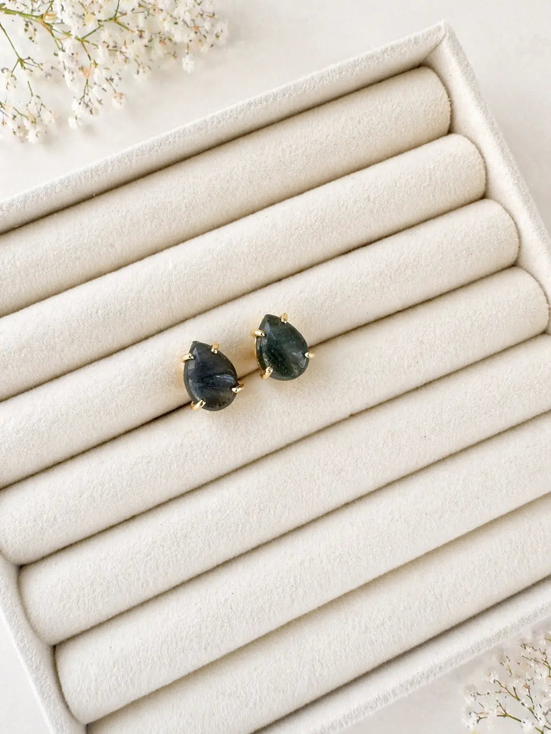 Crystal Oval Studs