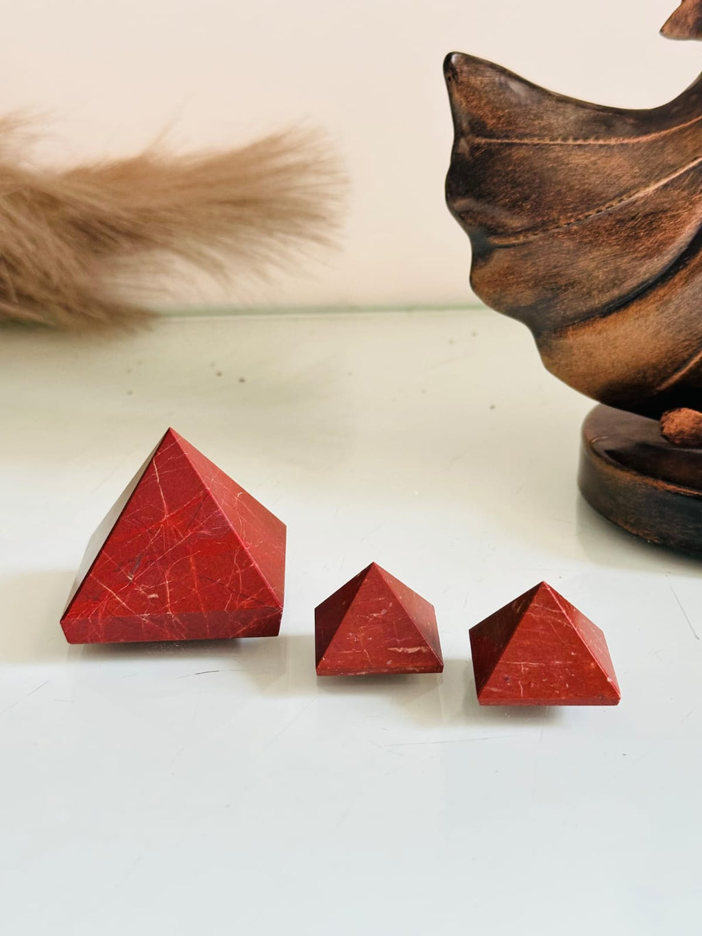 Red Jasper Pyramid