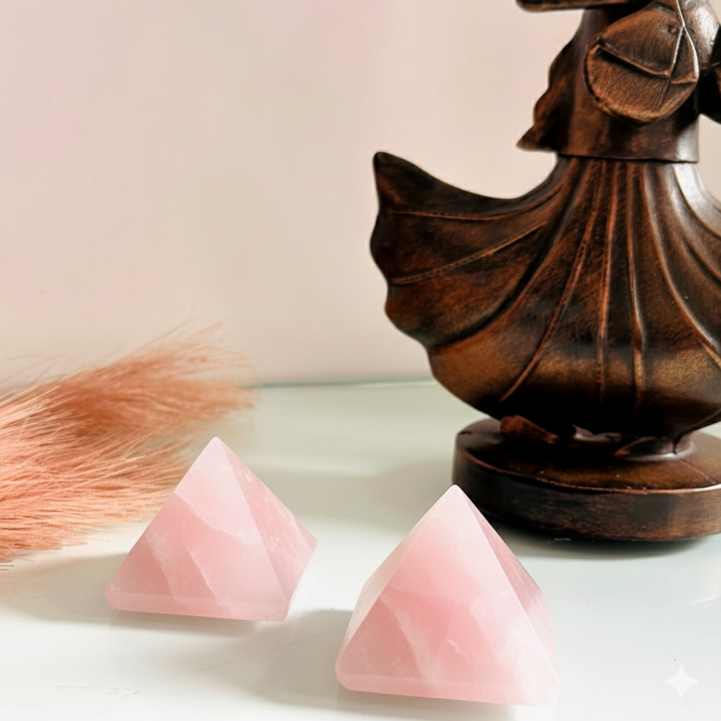 Rose Quartz Pyramid