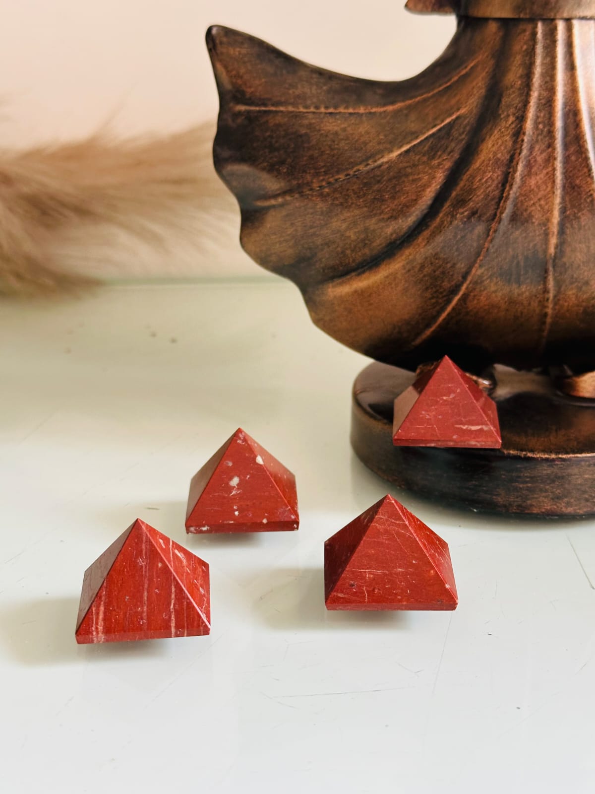 Red Jasper Pyramid