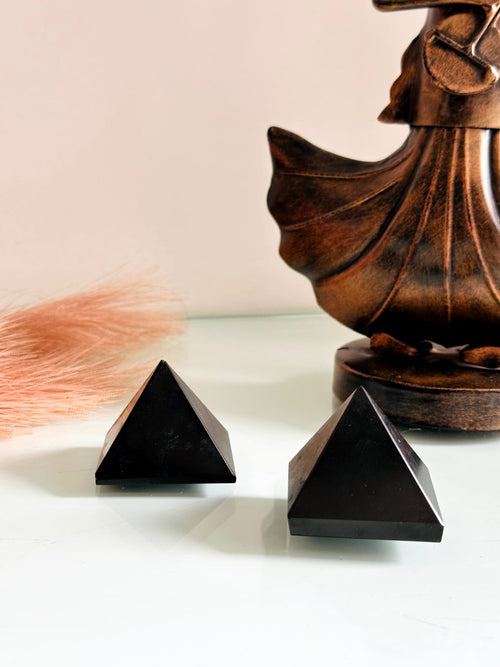 Black Tourmaline Pyramid