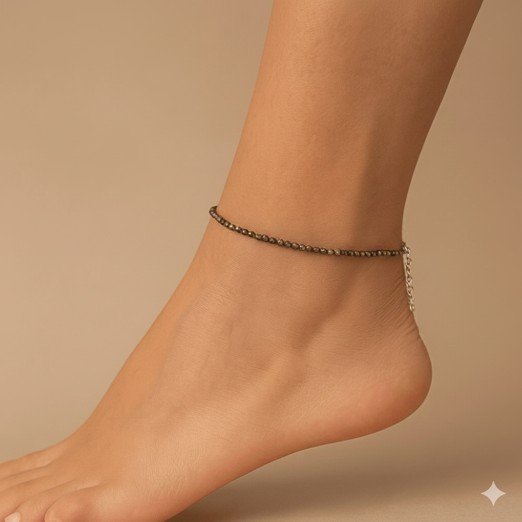 Pyrite Anklet