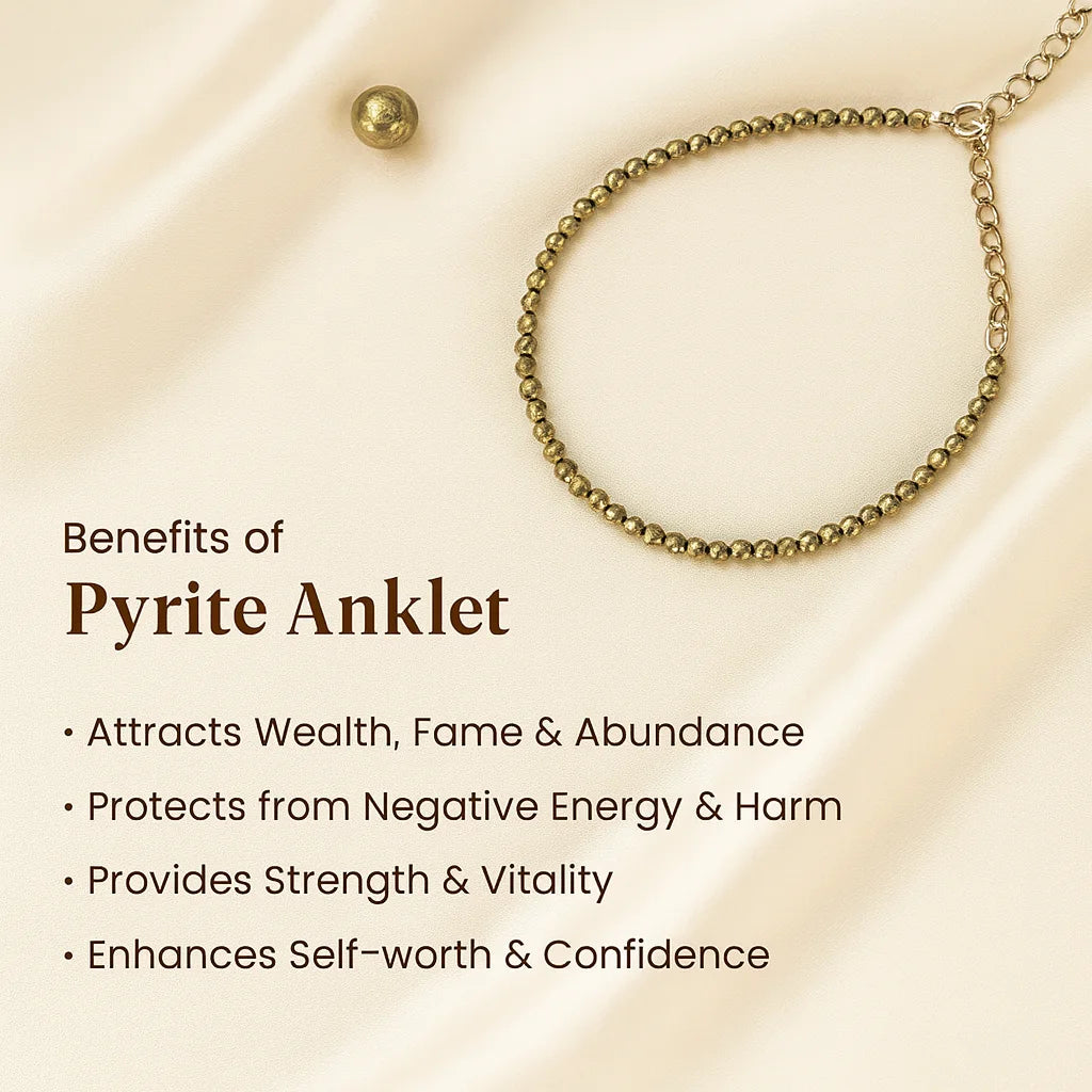 Pyrite Anklet