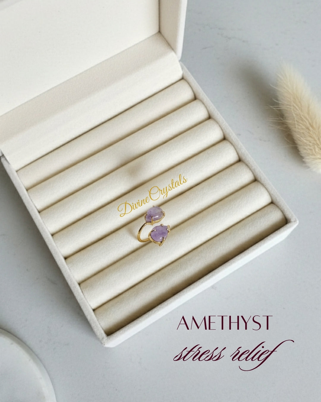 Double Stone Crystal Rings