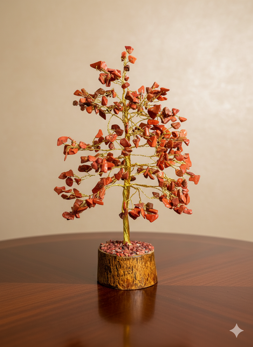 Red Jasper Crystal Tree