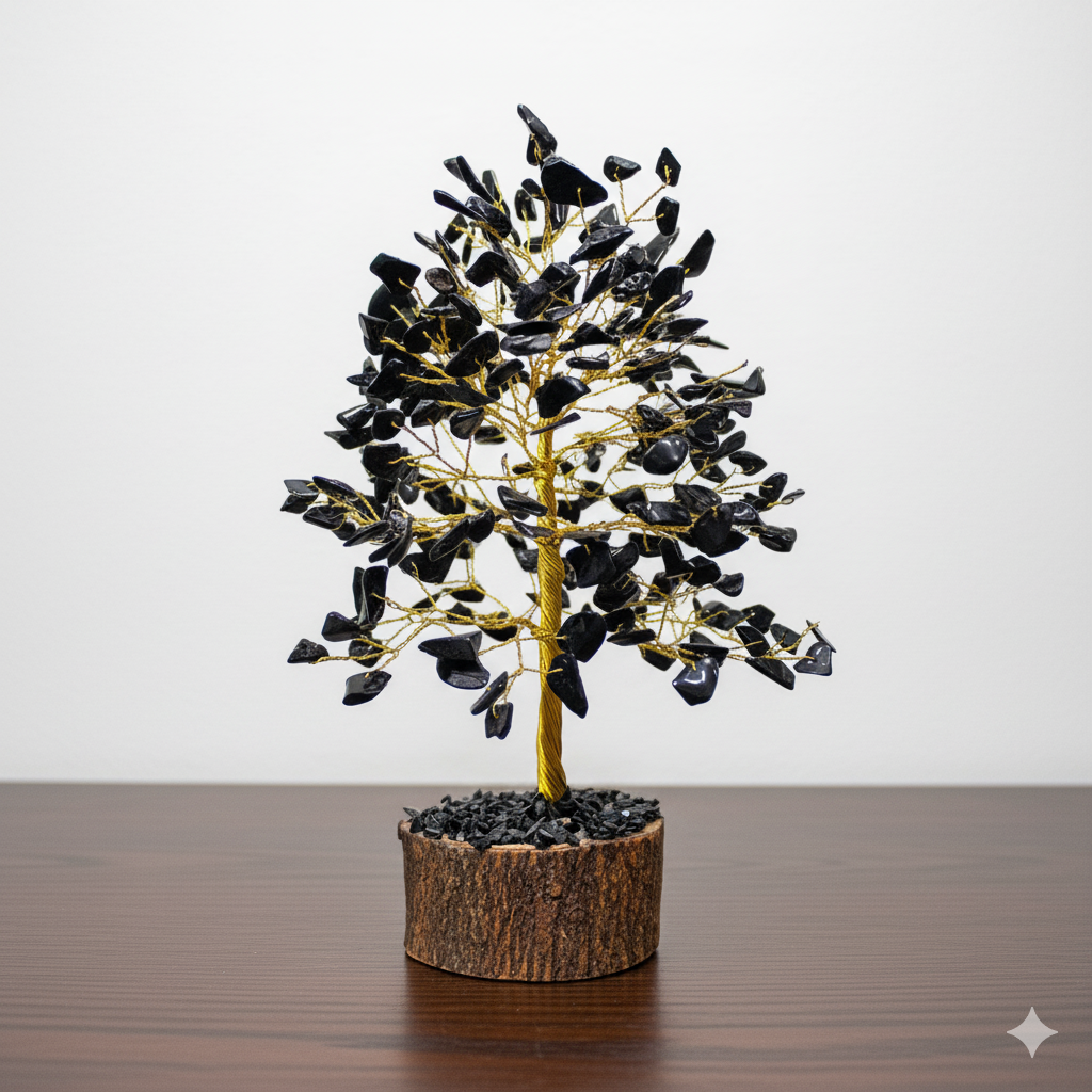 Black Tourmaline Crystal Tree