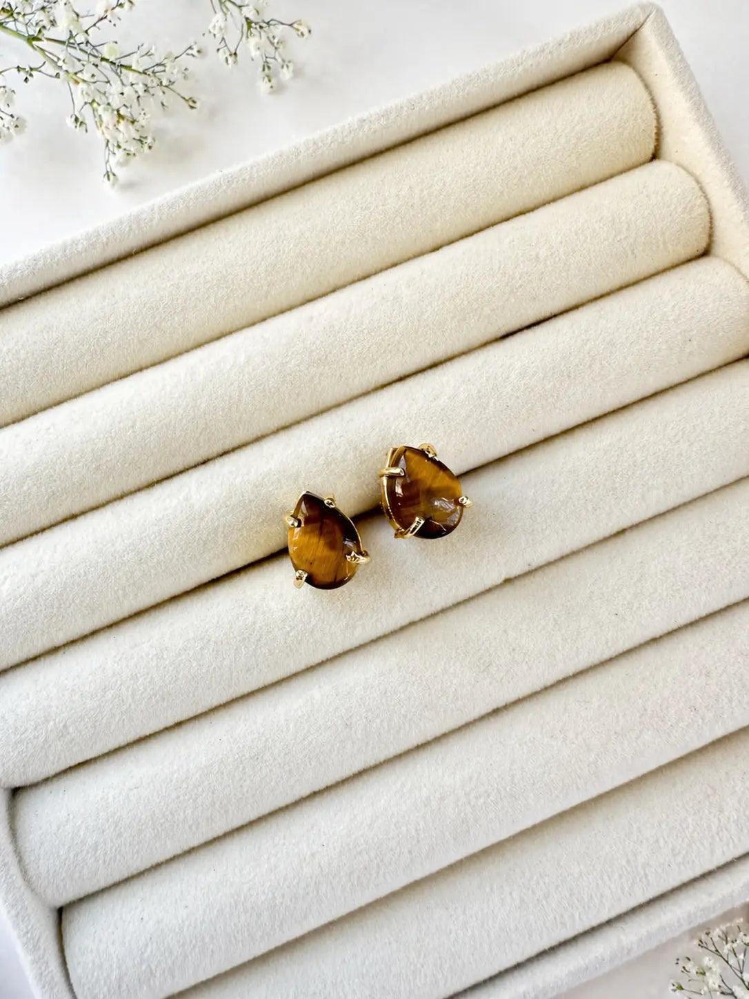 Crystal Oval Studs